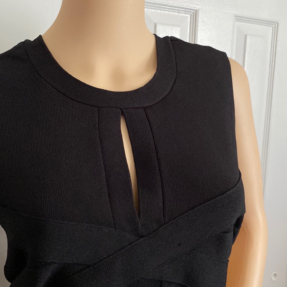 NWT Sophisticated black halter top